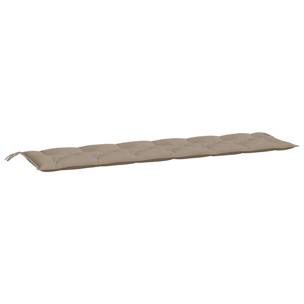 Tuinbankkussen 200x50x7 cm oxford stof taupe - AllerleiShop