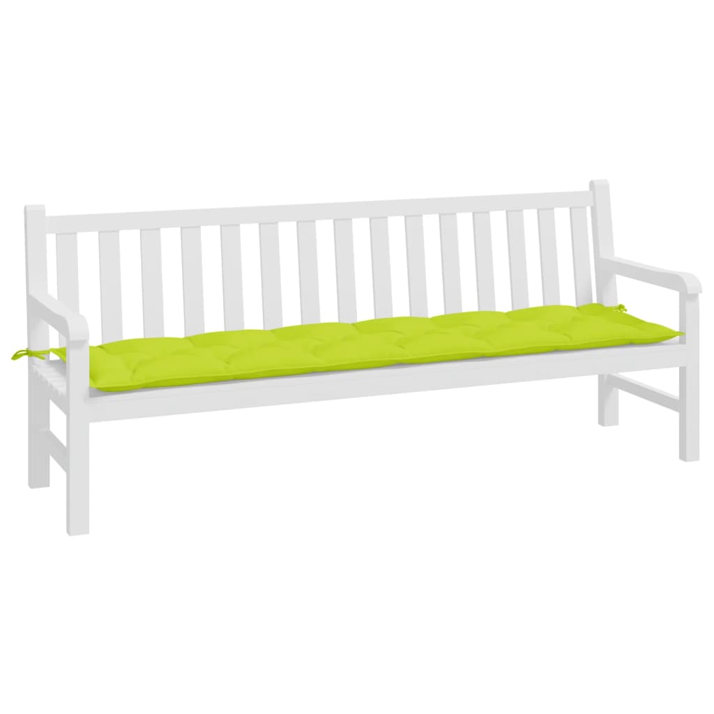 Tuinbankkussen 200x50x7 cm oxford stof heldergroen - AllerleiShop