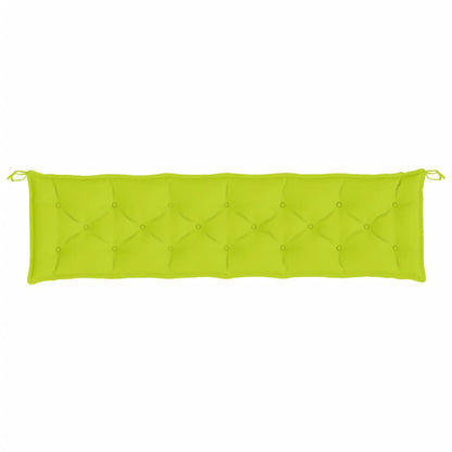 Tuinbankkussen 200x50x7 cm oxford stof heldergroen - AllerleiShop