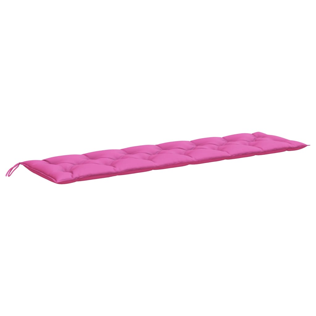 Tuinbankkussen 200x50x7 cm stof roze - AllerleiShop