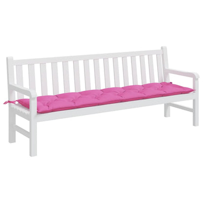 Tuinbankkussen 200x50x7 cm stof roze - AllerleiShop