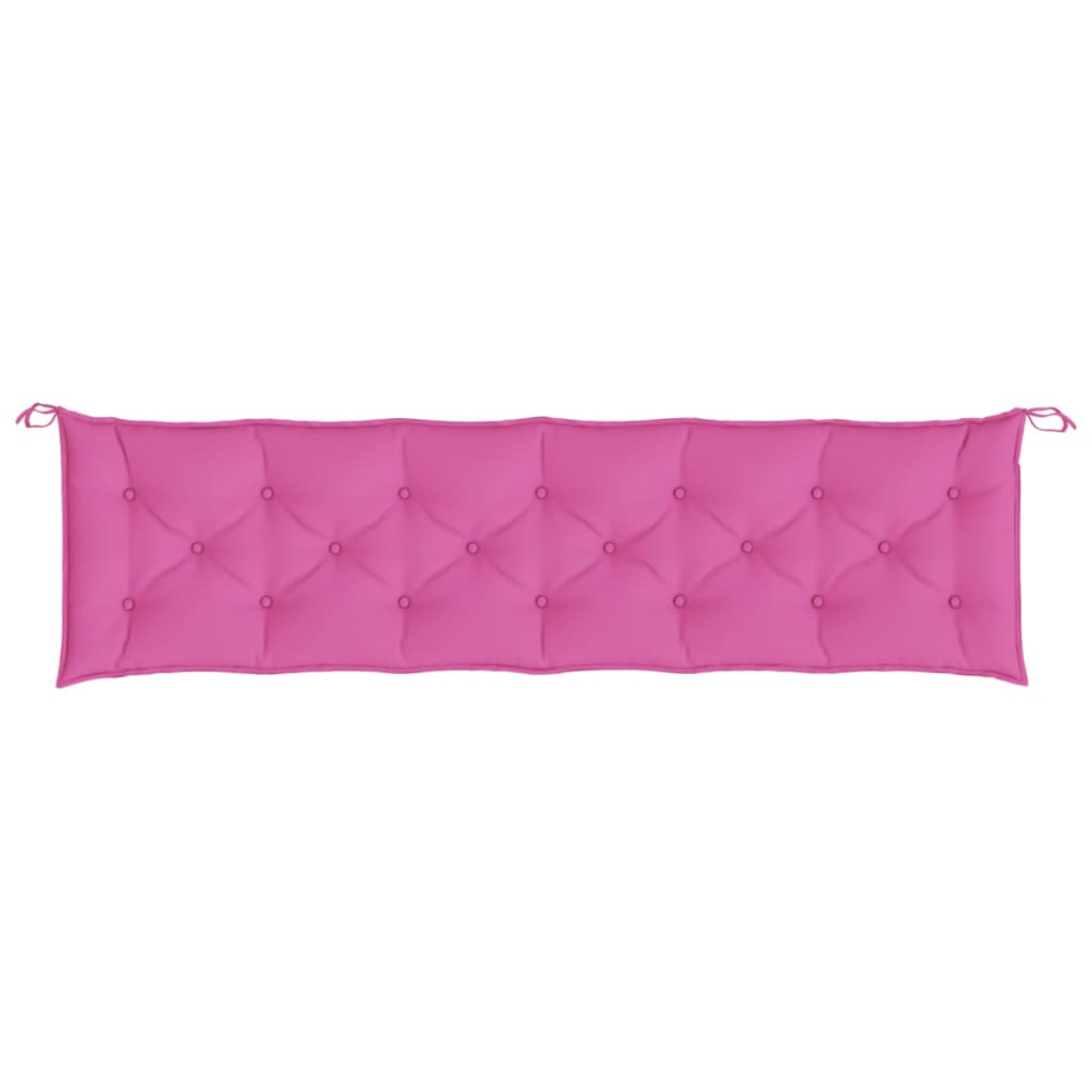 Tuinbankkussen 200x50x7 cm stof roze - AllerleiShop