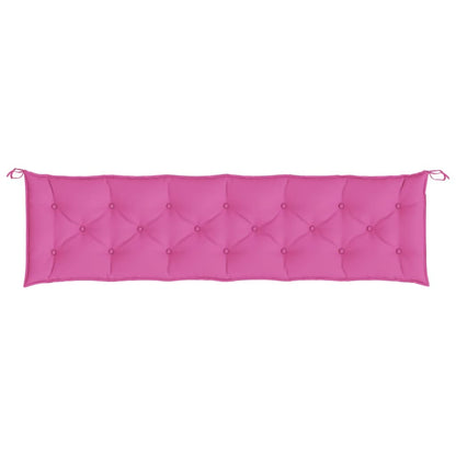 Tuinbankkussen 200x50x7 cm stof roze - AllerleiShop