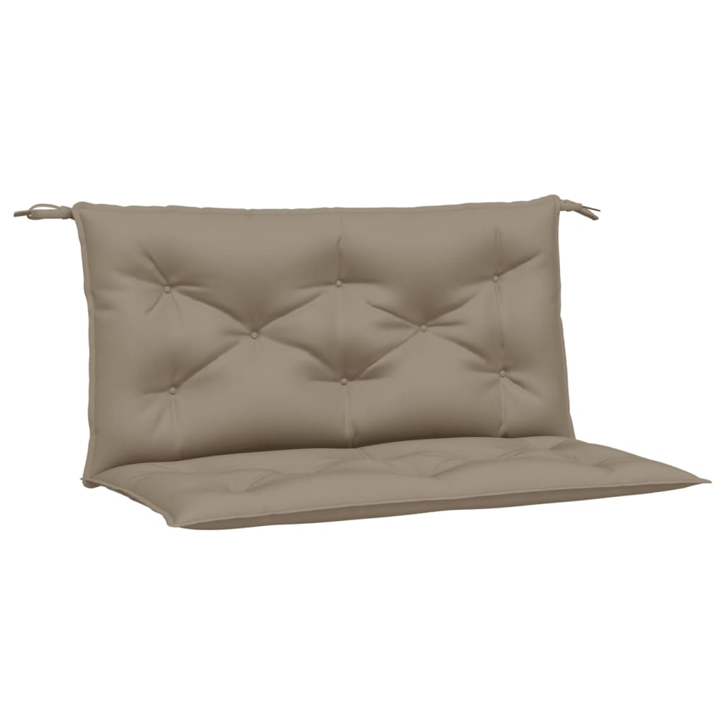 Tuinbankkussens 2 st 100x50x7 cm oxford stof taupe - AllerleiShop