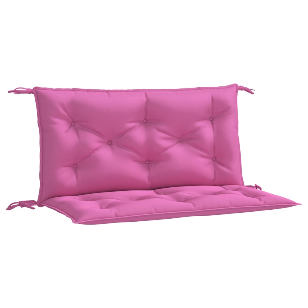 Tuinbankkussens 2 st 100x50x7 cm stof roze - AllerleiShop