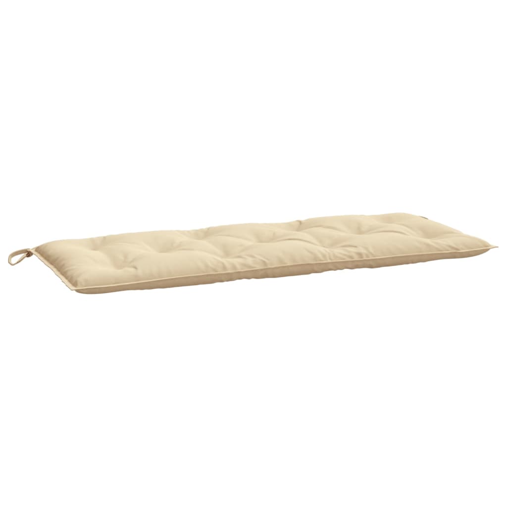 Tuinbankkussens 2 st 120x50x7 cm oxford stof beige - AllerleiShop