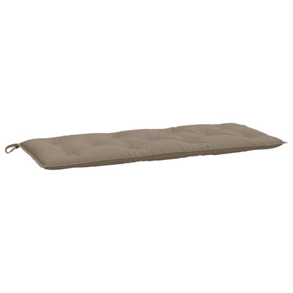 Tuinbankkussens 2 st 120x50x7 cm oxford stof taupe - AllerleiShop