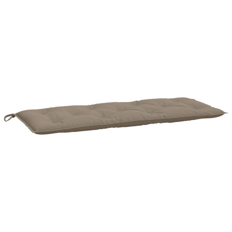 Tuinbankkussens 2 st 120x50x7 cm oxford stof taupe - AllerleiShop