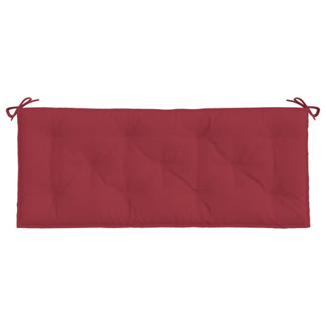 Tuinbankkussens 2 st 120x50x7 cm oxford stof wijnrood - AllerleiShop