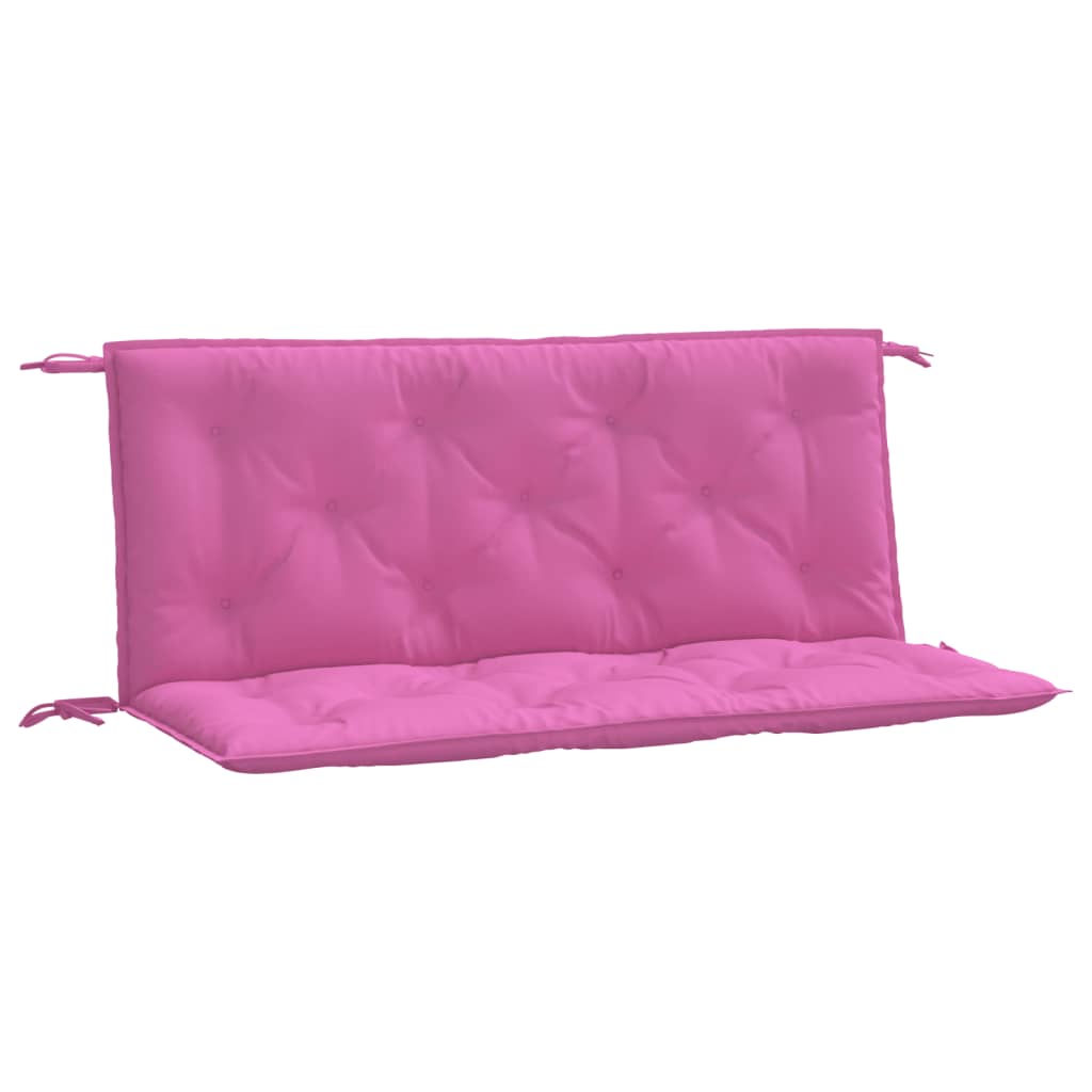 Tuinbankkussens 2 st 120x50x7 cm stof roze - AllerleiShop