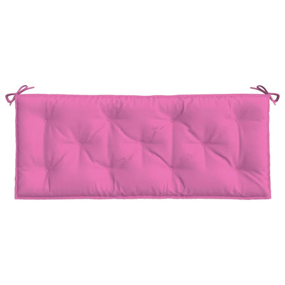 Tuinbankkussens 2 st 120x50x7 cm stof roze - AllerleiShop