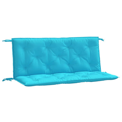 Tuinbankkussens 2 st 120x50x7 cm stof turquoise - AllerleiShop