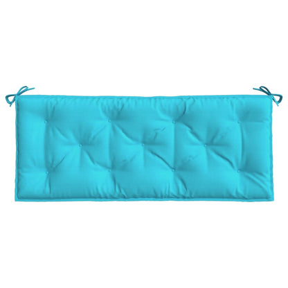 Tuinbankkussens 2 st 120x50x7 cm stof turquoise - AllerleiShop