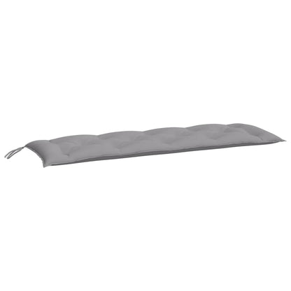 Tuinbankkussens 2 st 150x50x7 cm oxford stof grijs - AllerleiShop