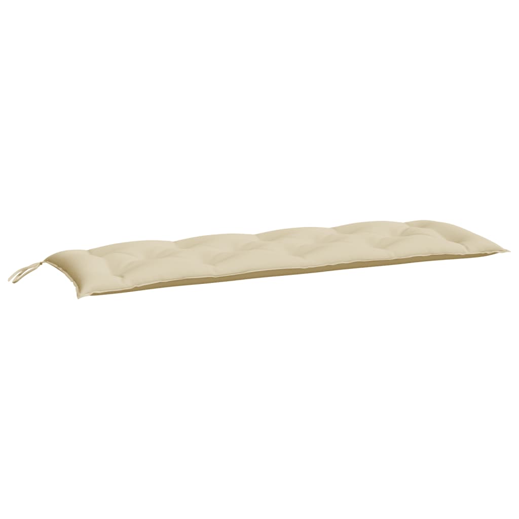 Tuinbankkussens 2 st 150x50x7 cm oxford stof beige - AllerleiShop