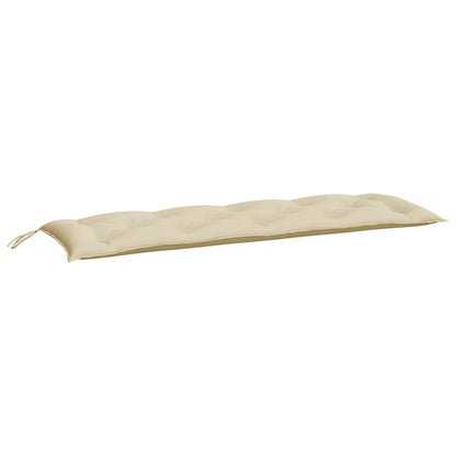 Tuinbankkussens 2 st 150x50x7 cm oxford stof beige - AllerleiShop