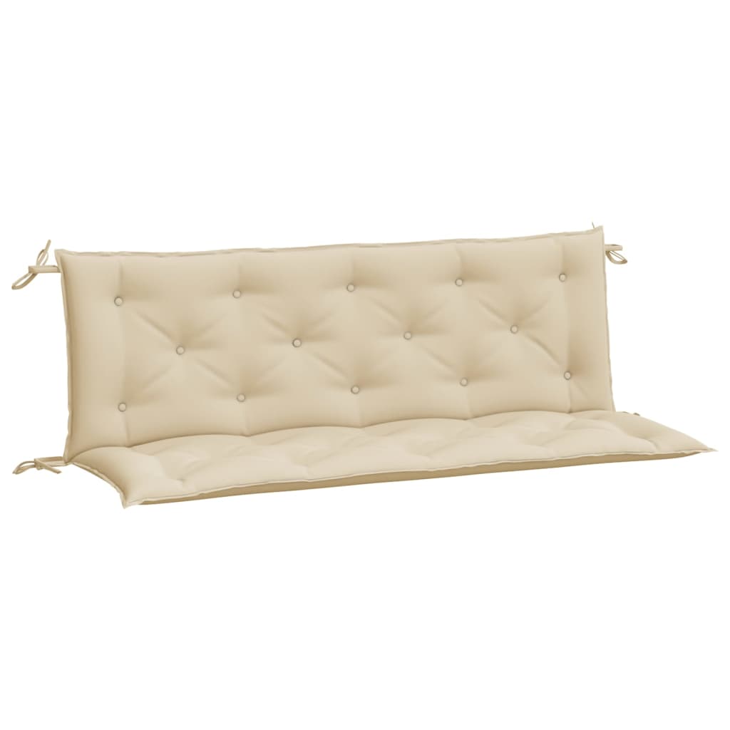 Tuinbankkussens 2 st 150x50x7 cm oxford stof beige - AllerleiShop