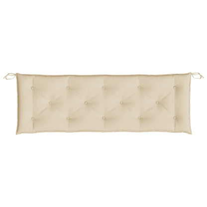 Tuinbankkussens 2 st 150x50x7 cm oxford stof beige - AllerleiShop