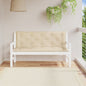 Tuinbankkussens 2 st 150x50x7 cm oxford stof beige - AllerleiShop