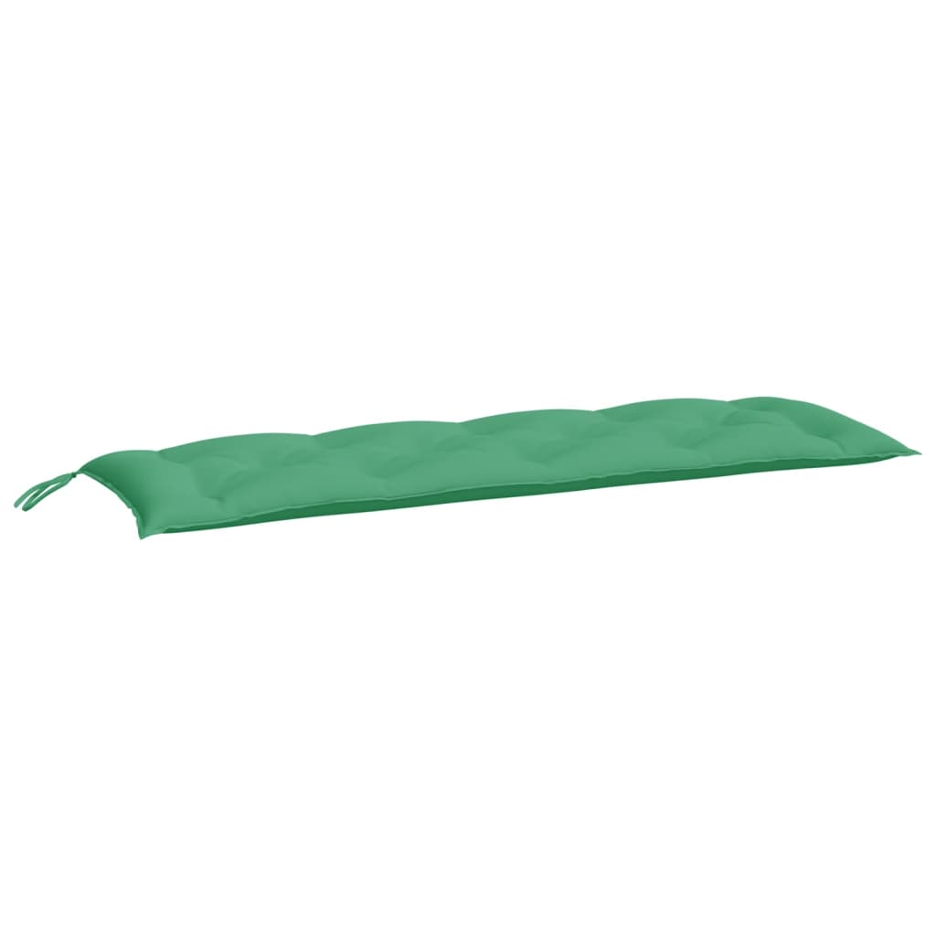 Tuinbankkussens 2 st 150x50x7 cm oxford stof groen - AllerleiShop