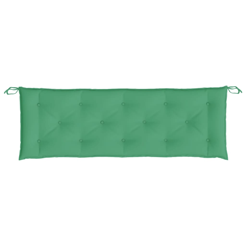 Tuinbankkussens 2 st 150x50x7 cm oxford stof groen - AllerleiShop