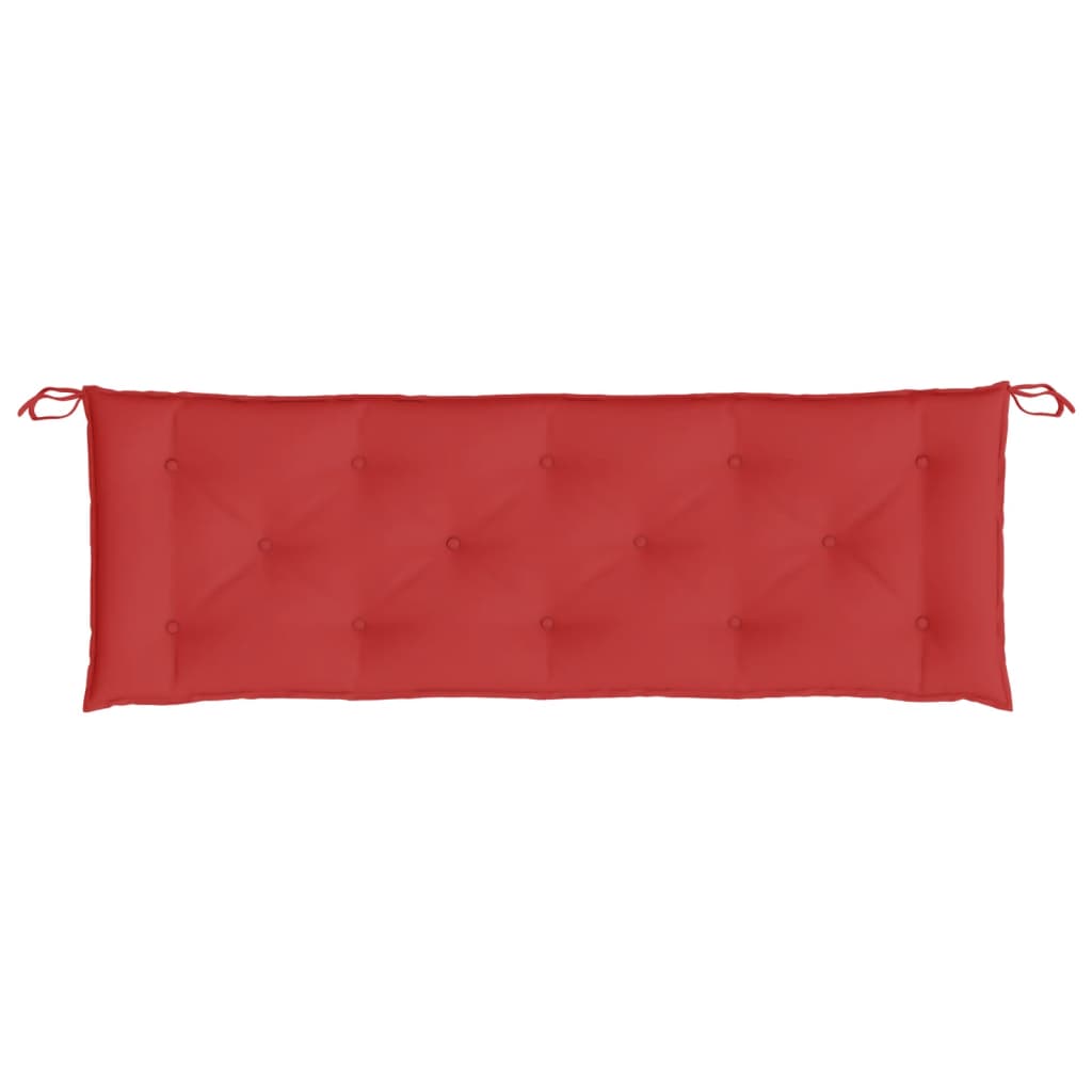 Tuinbankkussens 2 st 150x50x7 cm oxford stof rood - AllerleiShop