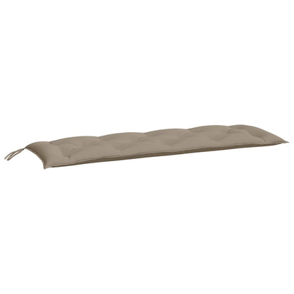 Tuinbankkussens 2 st 150x50x7 cm oxford stof taupe - AllerleiShop