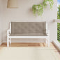 Tuinbankkussens 2 st 150x50x7 cm oxford stof taupe - AllerleiShop