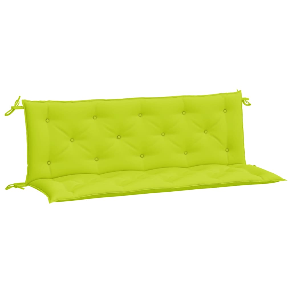 Tuinbankkussens 2 st 150x50x7 cm oxford stof heldergroen - AllerleiShop