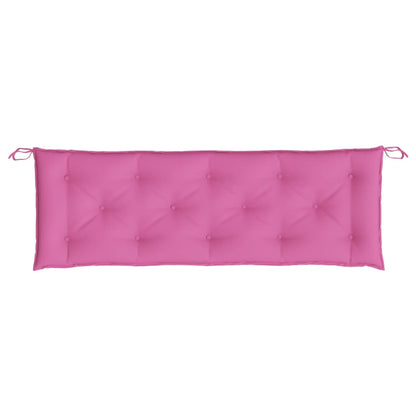 Tuinbankkussens 2 st 150x50x7 cm stof roze - AllerleiShop