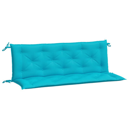 Tuinbankkussens 2 st 150x50x7 cm stof turquoise - AllerleiShop