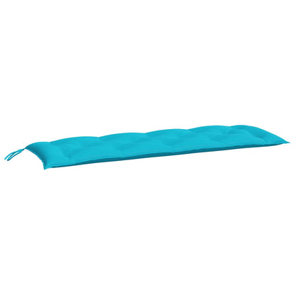 Tuinbankkussens 2 st 150x50x7 cm stof turquoise - AllerleiShop