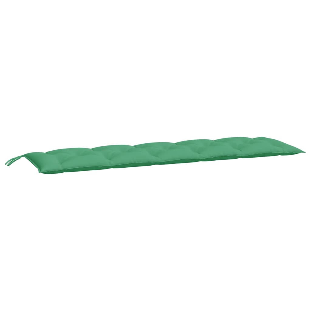 Tuinbankkussens 2 st 180x50x7 cm oxford stof groen - AllerleiShop