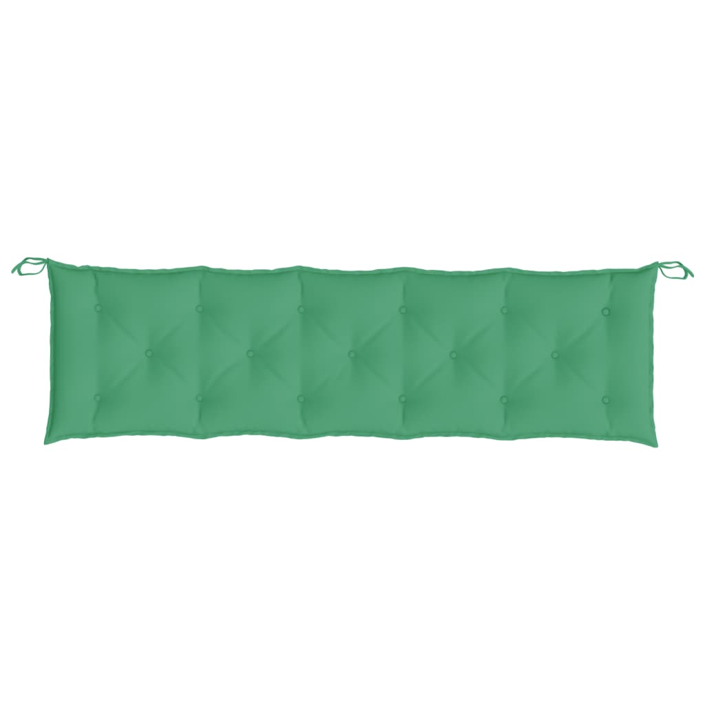 Tuinbankkussens 2 st 180x50x7 cm oxford stof groen - AllerleiShop