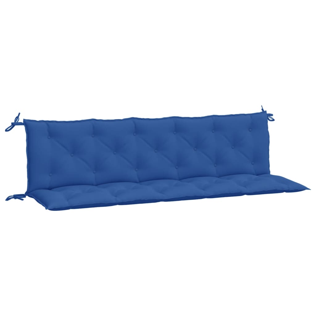 Tuinbankkussens 2 st 180x50x7 cm oxford stof blauw - AllerleiShop