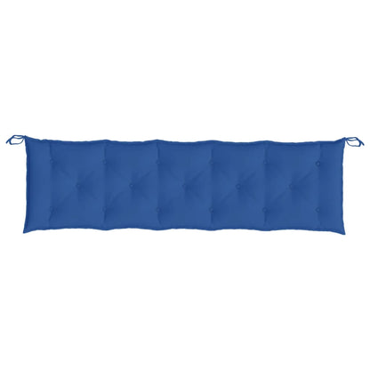 Tuinbankkussens 2 st 180x50x7 cm oxford stof blauw - AllerleiShop