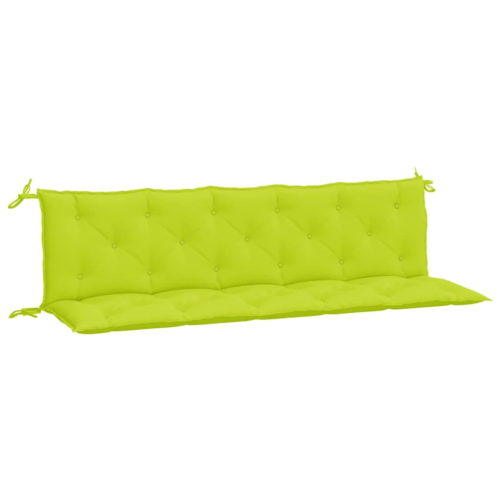 Tuinbankkussens 2 st 180x50x7 cm oxford stof heldergroen - AllerleiShop