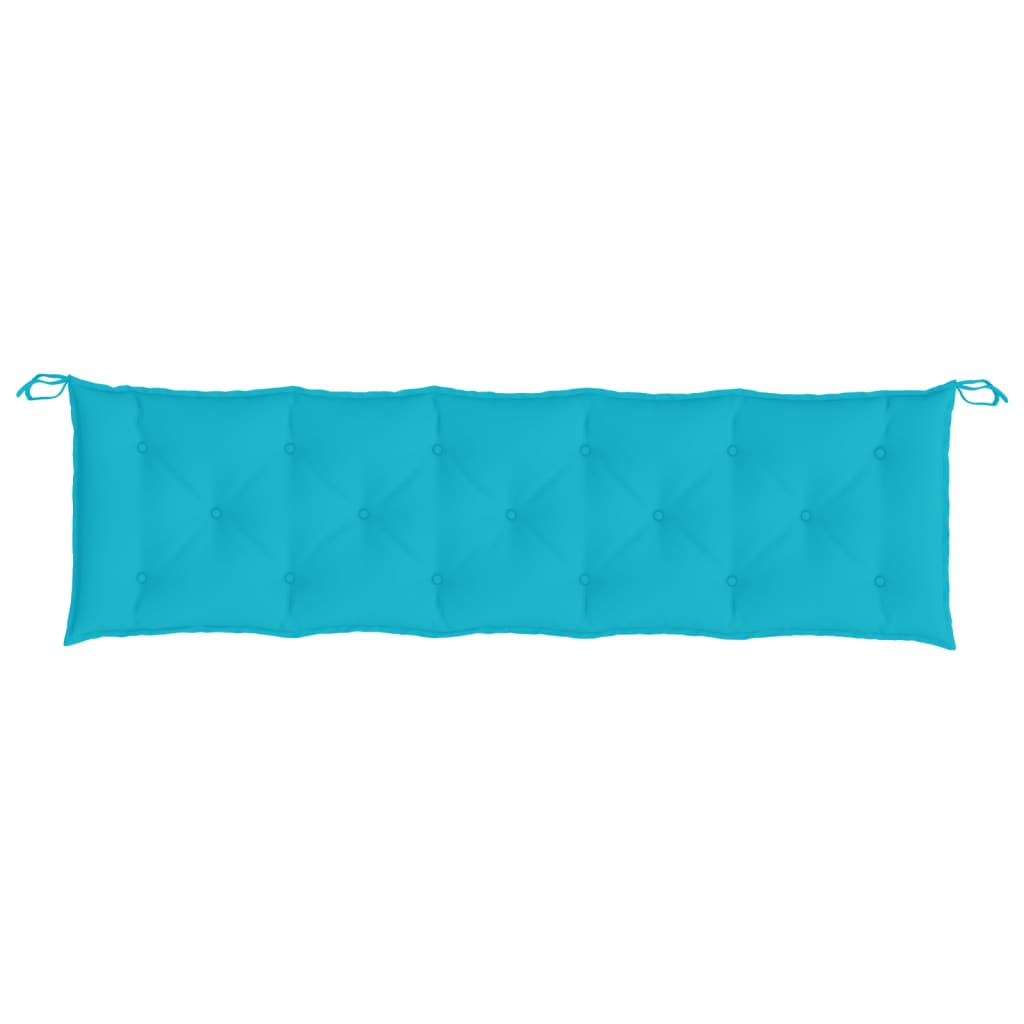 Tuinbankkussens 2 st oxford stof turquoise - AllerleiShop