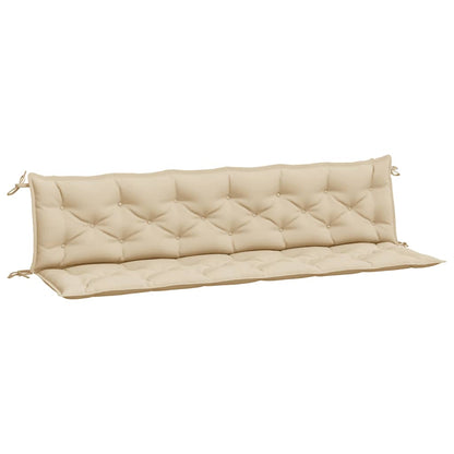 Tuinbankkussens 2 st 200x50x7 cm oxford stof beige - AllerleiShop