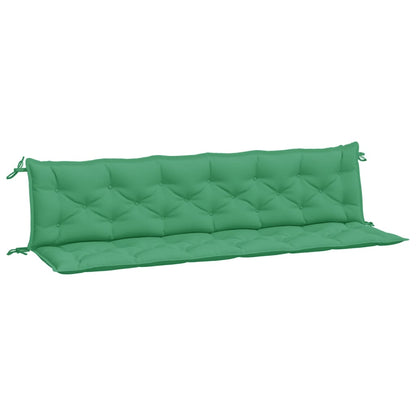 Tuinbankkussens 2 st 200x50x7 cm oxford stof groen - AllerleiShop