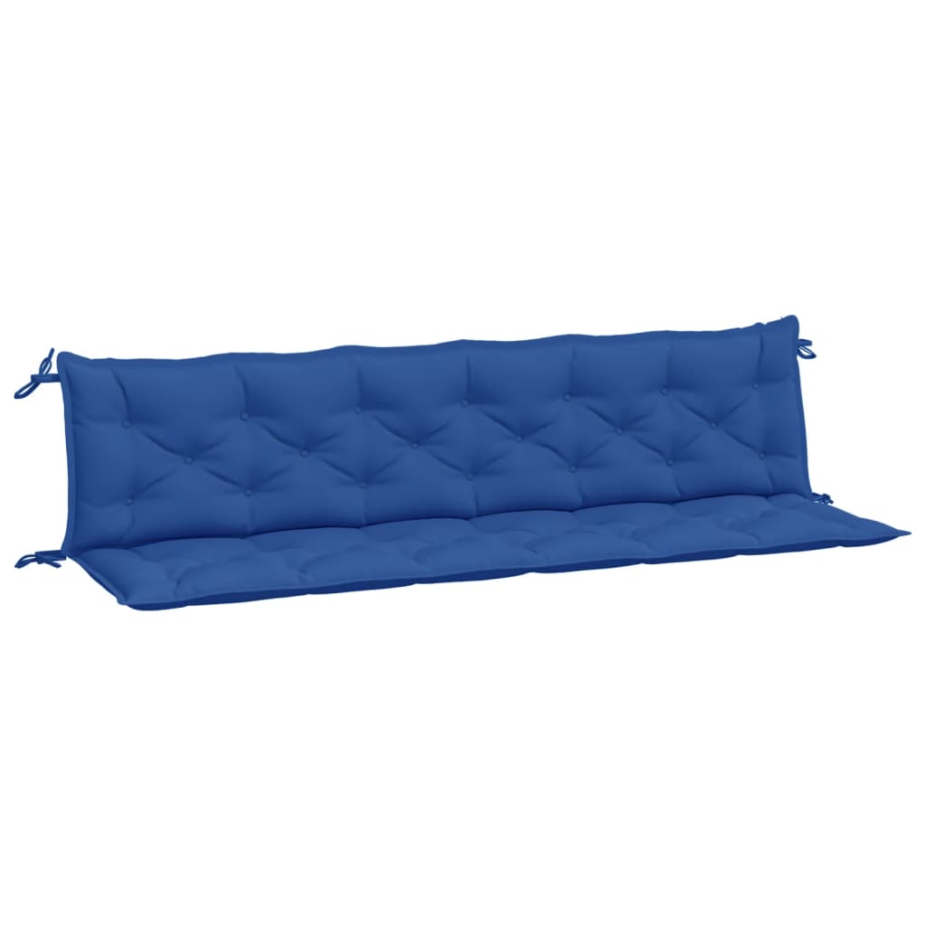 Tuinbankkussens 2 st 200x50x7 cm oxford stof blauw - AllerleiShop