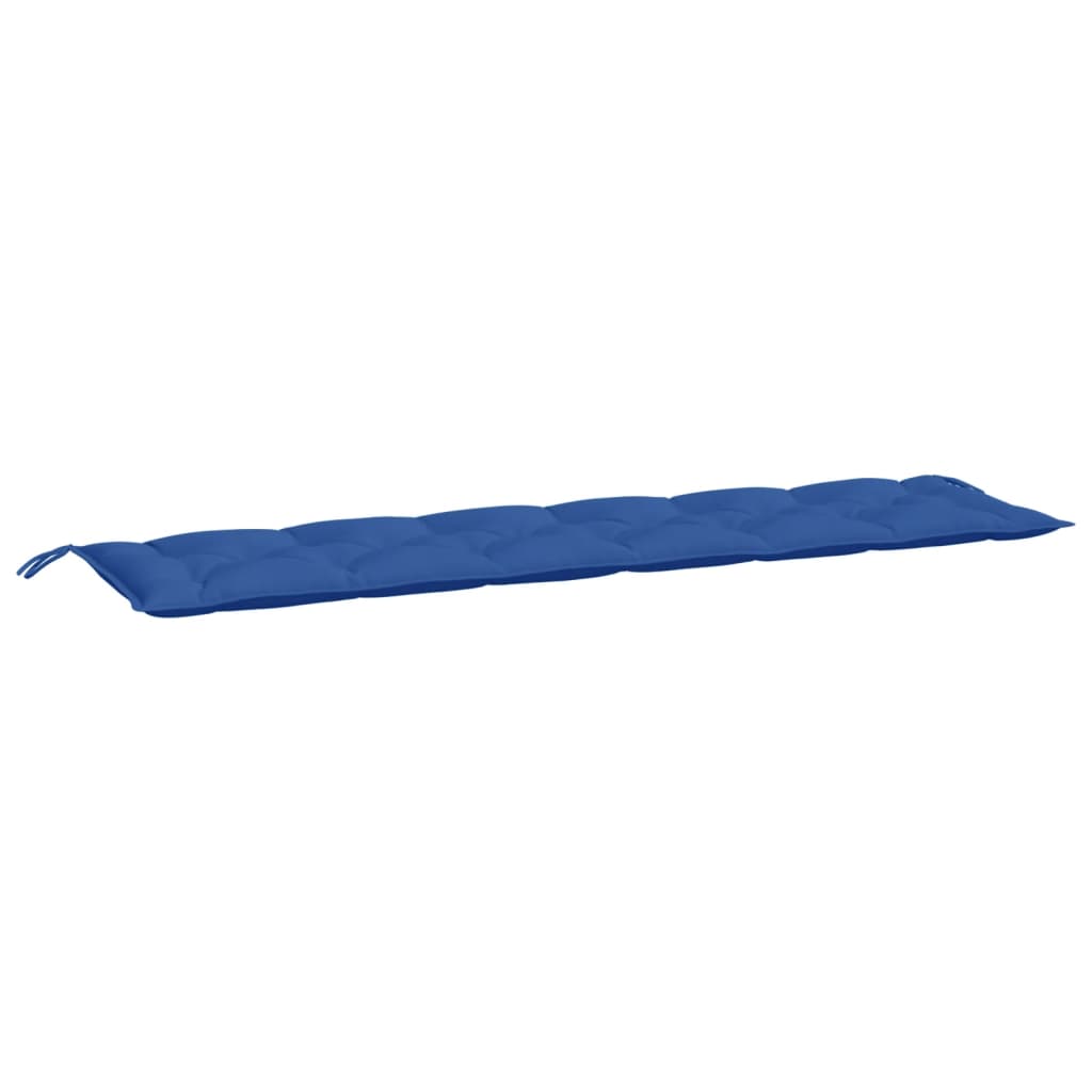 Tuinbankkussens 2 st 200x50x7 cm oxford stof blauw - AllerleiShop