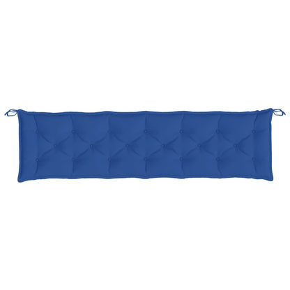 Tuinbankkussens 2 st 200x50x7 cm oxford stof blauw - AllerleiShop