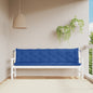 Tuinbankkussens 2 st 200x50x7 cm oxford stof blauw - AllerleiShop