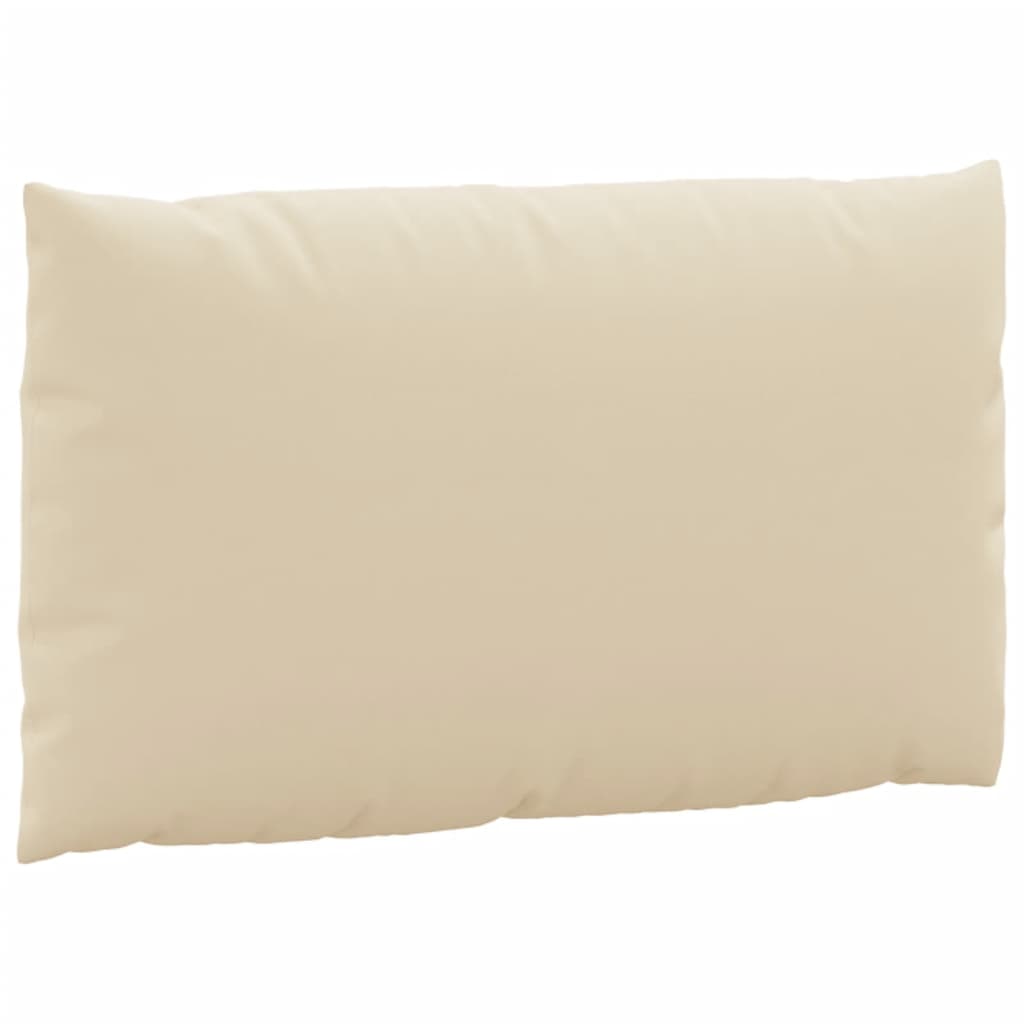 Palletkussens 2 st stof beige - AllerleiShop