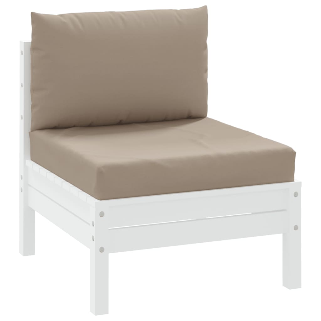 Palletkussens 2 st oxford stof taupe - AllerleiShop