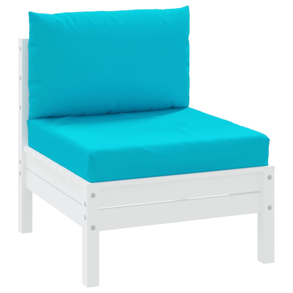 Palletkussens 2 st oxford stof turquoise - AllerleiShop