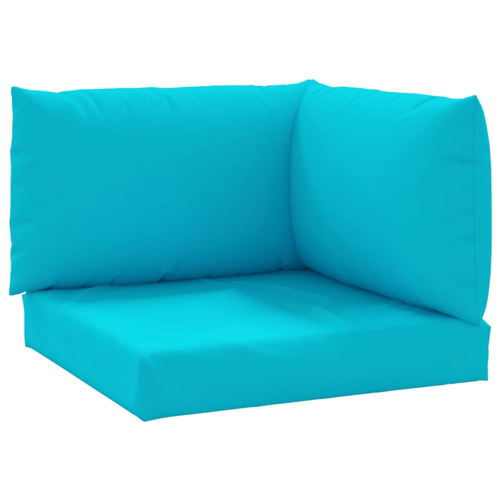 Palletkussens 3 st oxford stof turquoise - AllerleiShop