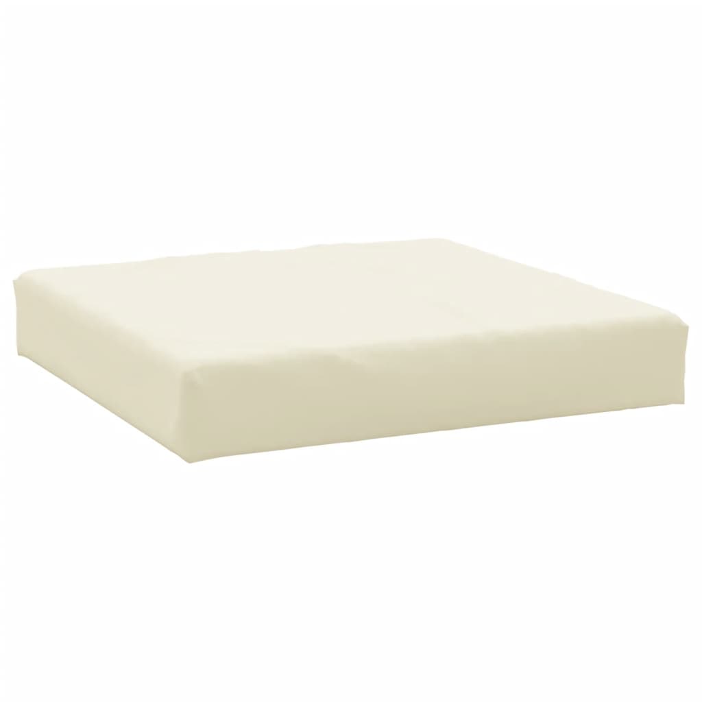 Palletkussen 60x60x8 cm oxford stof crèmekleurig - AllerleiShop