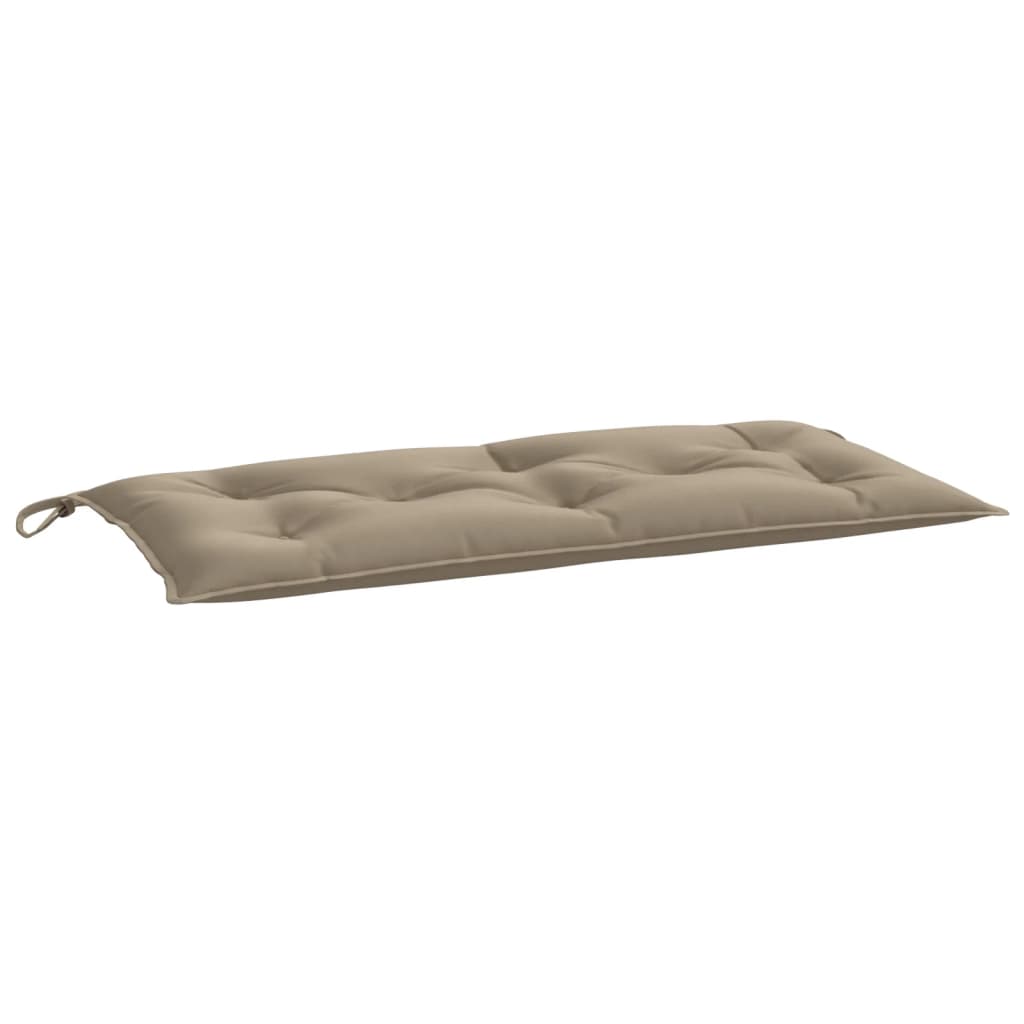 Tuinbankkussen 110x50x7 cm oxford stof taupe - AllerleiShop